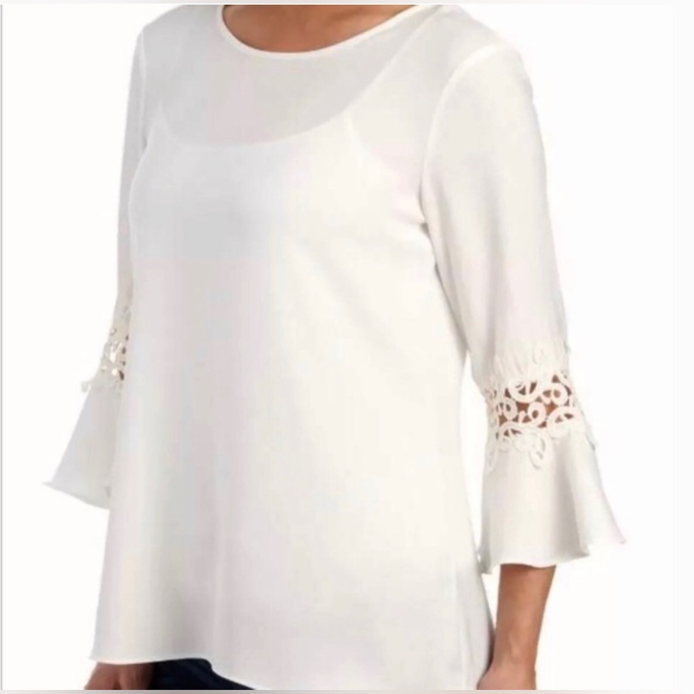 Zac & Rachel Bell Sleeve Blouse Size Small